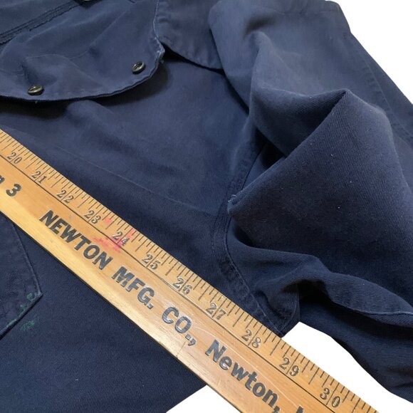 VTG Key Mens Jumpsuit Mechanic Coveralls Para Suit Blue Made in USA Blue Collar - Picture 3 of 16